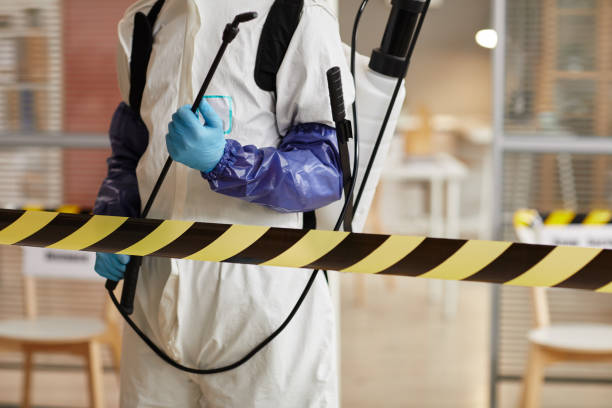 Professional Biohazard Cleanup technician working in Mantua, UT